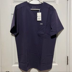 Figs Men’s leon scrub top in purple shadow